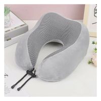 Cojin Cervical Plomo de Viaje en Terciopelo con Espuma Viscoelastica Interna Y+Regalo Sticker