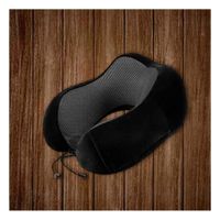 Soporte de Cuello Portatil para Viajes Frecuentes Negro Y+Papel Regalo
