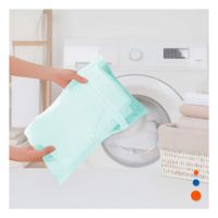 Funda Malla para Limpieza Ropa Formato Rectangular 40x30cm Celeste Seguro Y+Post It