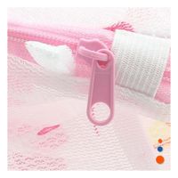 Funda Malla para Limpieza Ropa Estilo Cilindro Blanco Estampado Corazones Y+Regalo Sticker