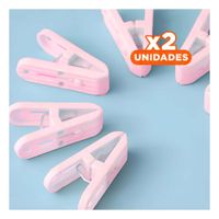 Pack2 Accesorio Durable Rosado Claro Redondo para Ganchos Facil de Guardar Y Papel Regalo