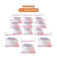 Pack12 Saco Resistente Blanca para Lavado de Ropa Delicada Y+Regalo Sticker