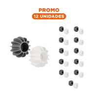 Pack12 Pelotas Deserredante Ropa 6 Pzs Blanco Y Plomo Para Mantener Prendas Y+Regalo Sticker