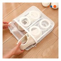 Funda Malla para Limpieza Ropa Estilo Cilindro Blanco Estampado Rosas Pro Y+Regalo Sticker