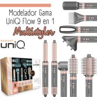Cepillo Modelador Gama UniQ Flow 9 en 1 Multistyler