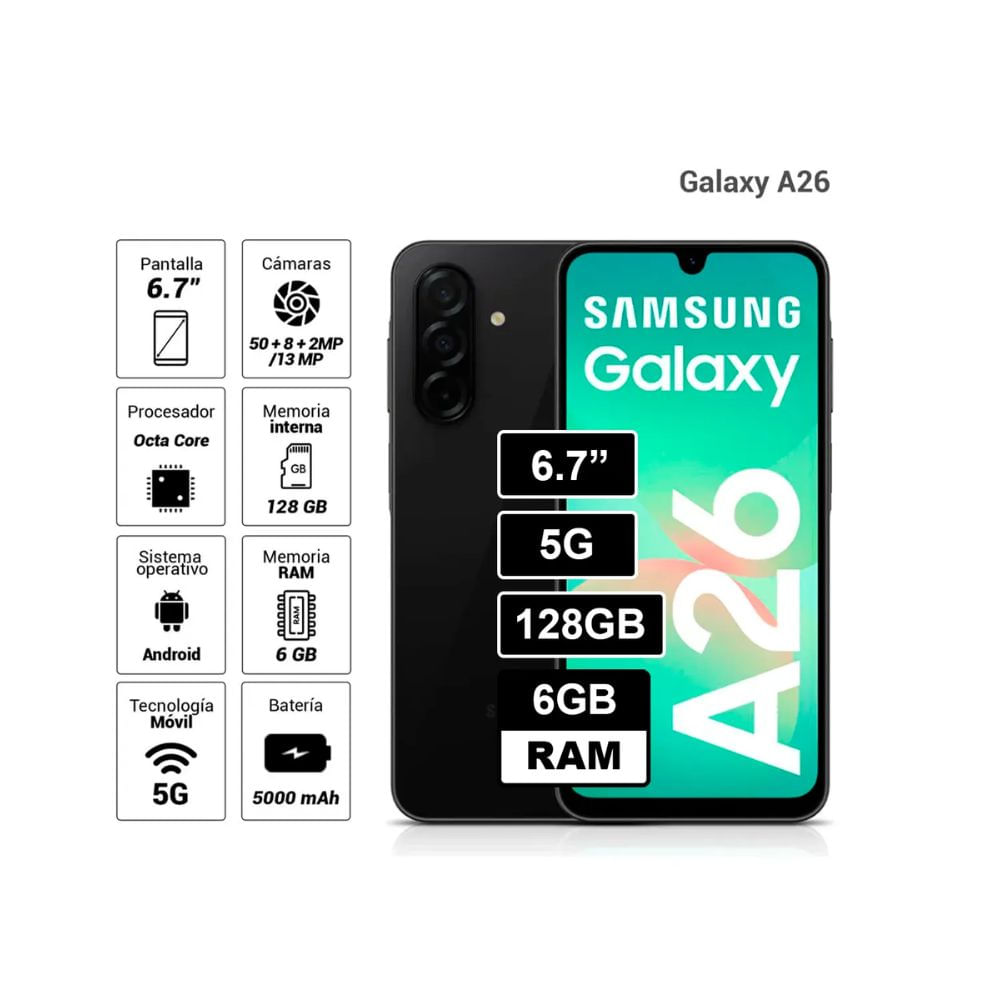 Celular Samsung A26 128GB 5G
