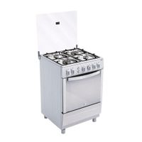 Cocina Coldex CX681 a Gas de Pie 4 Quemadores Acero Inoxidable