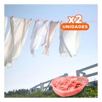 Pack2 Accesorio Durable Rosado Claro en Forma de Corazon para Guardar Ganchos Y+Papel Regalo
