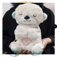 PELUCHE NUTRIA MUSICAL RESPIRACIÓN LUZ RELAJANTE