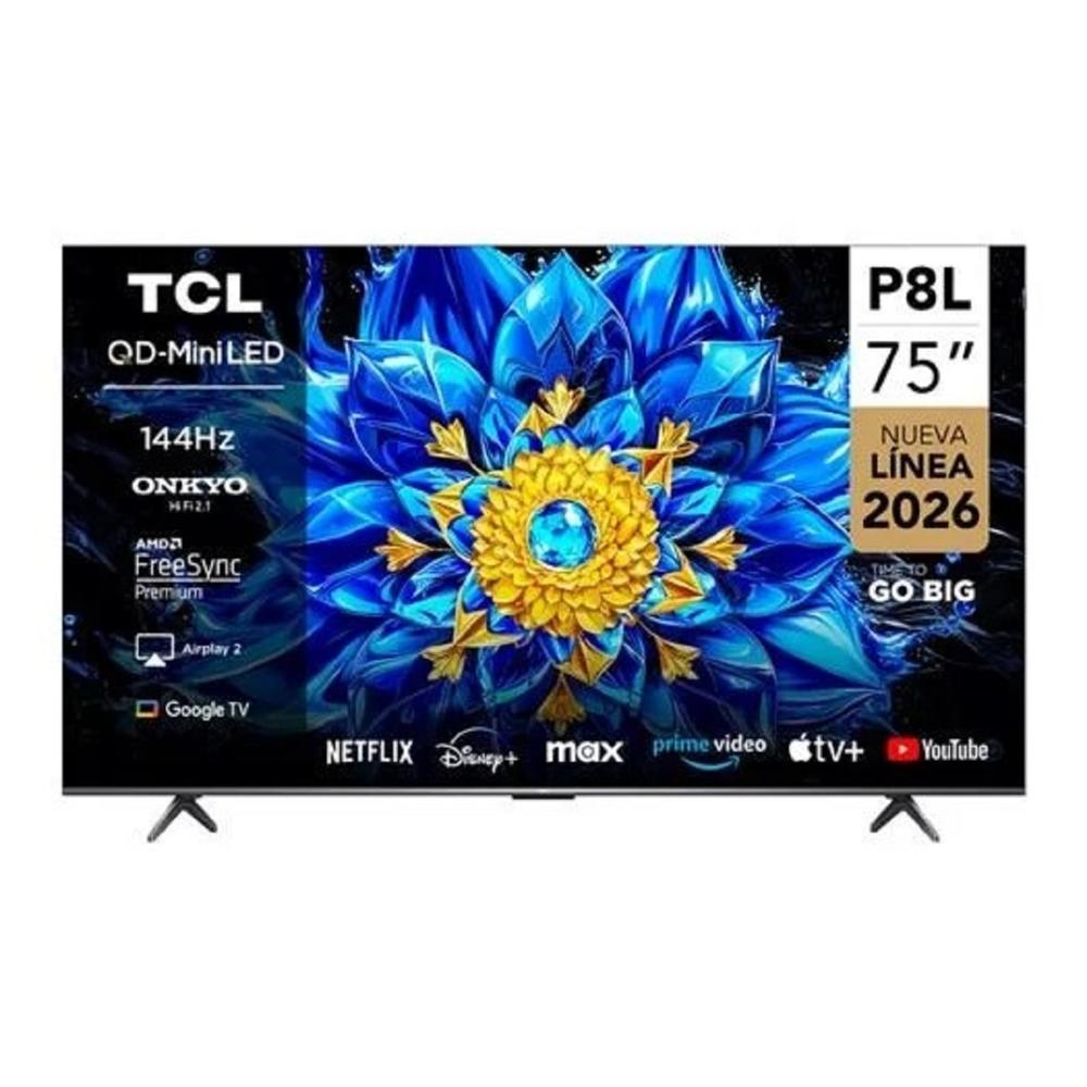 Televisor TCL 75 Qd Miniled 4k 75P8L Google TV