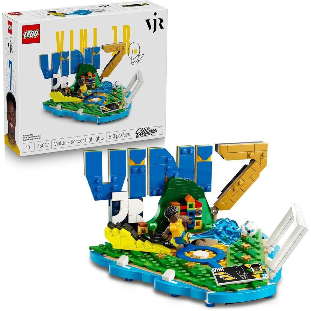 LEGO Vinicius Jr. - Kit de construcción fútbol para niños