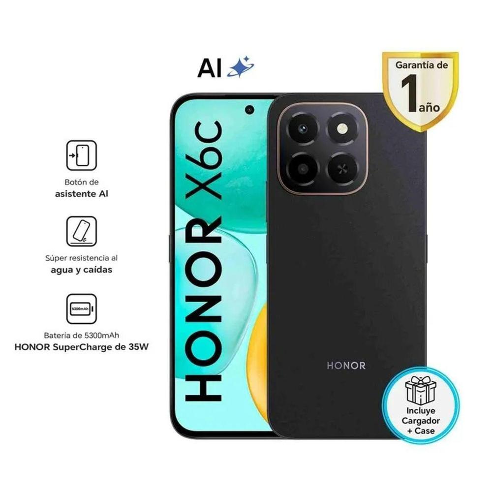 HONOR X6C 6GB - 256GB NEGRO
