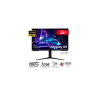 MONITOR SAMSUNG GAMING Odyssey G3 24' VA FHD 180Hz 1ms FreeSync