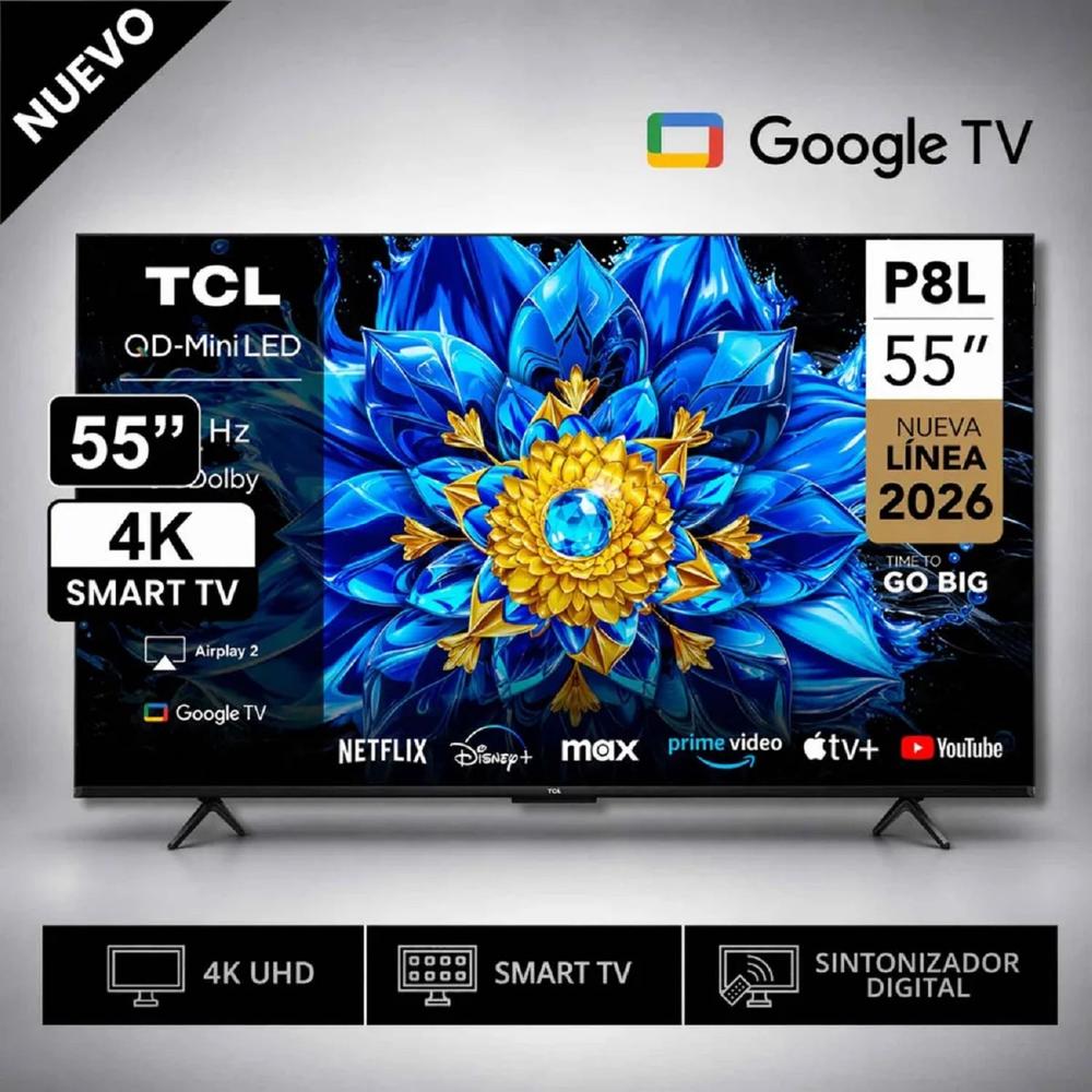 Televisor TCL 55 QLED Premium 4k 55P8L Google TV