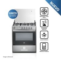 Cocina a Gas INDURAMA 5 Quemadores Cantabria QZ- Croma
