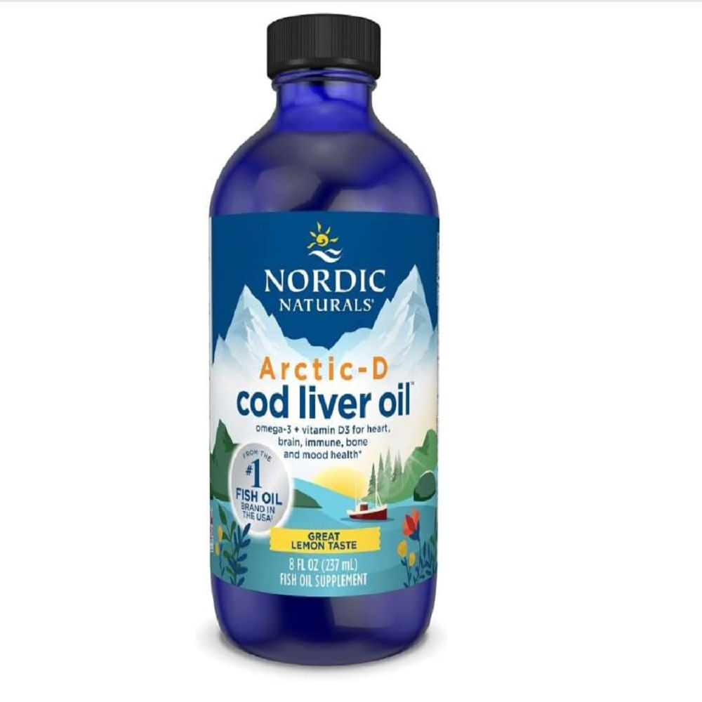 Nordic Naturals Artic-D Cod liver oil  Vitamin D3 Liquid 237ml