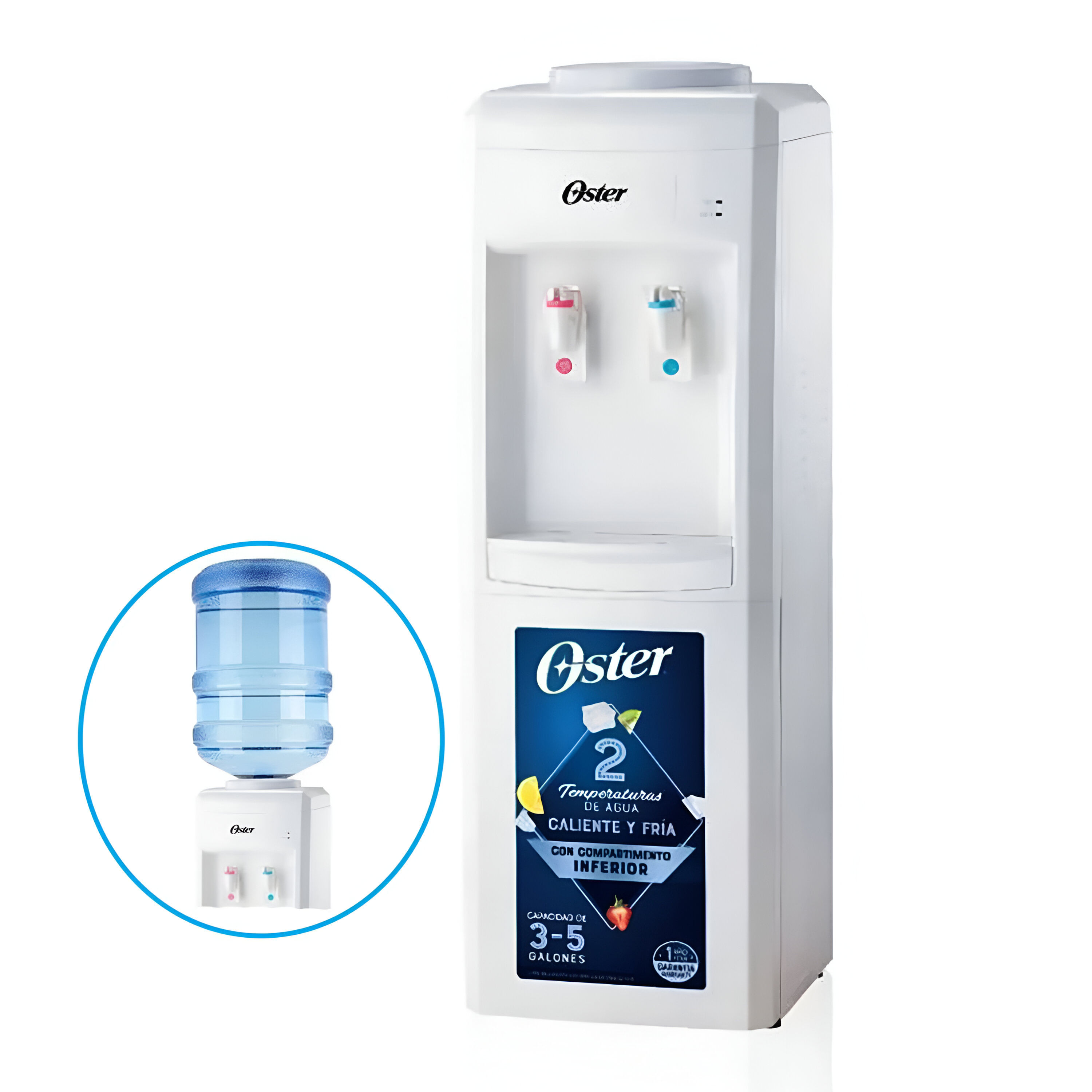 Dispensador Oster OS-PWDA8001W de Agua Blanco
