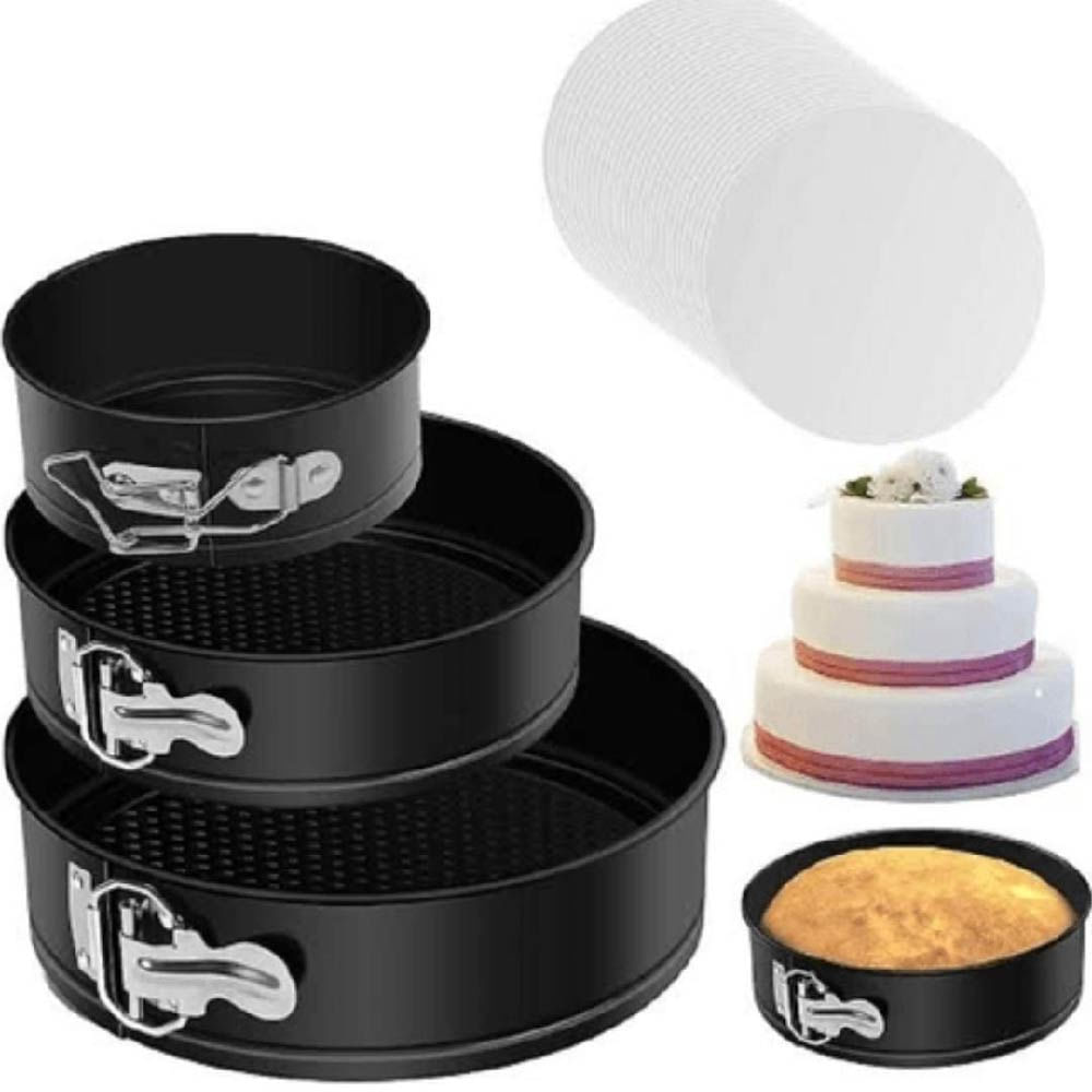 Set de Moldes para Keke 3 Piezas Antiadherentes