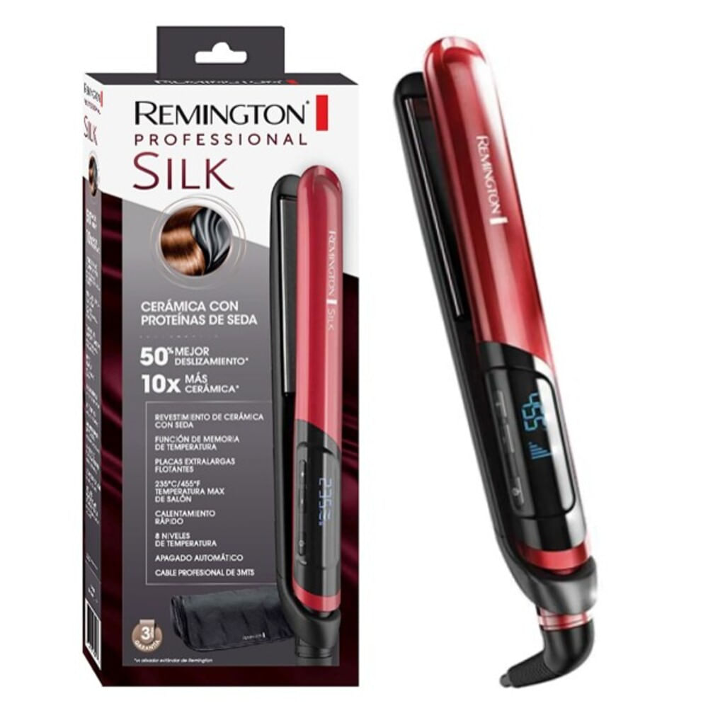 Alisadora Remington Silk Profesional S9600 Ceramica Con Seda