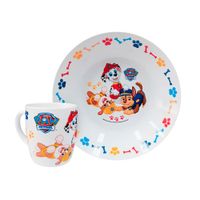 Vajilla Infantil Paw Patrol 2 PZ Scool Plato  taza Ceramica 703092