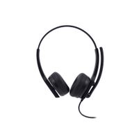 Audífonos TEROS TE-8039CS cableado USB Negro