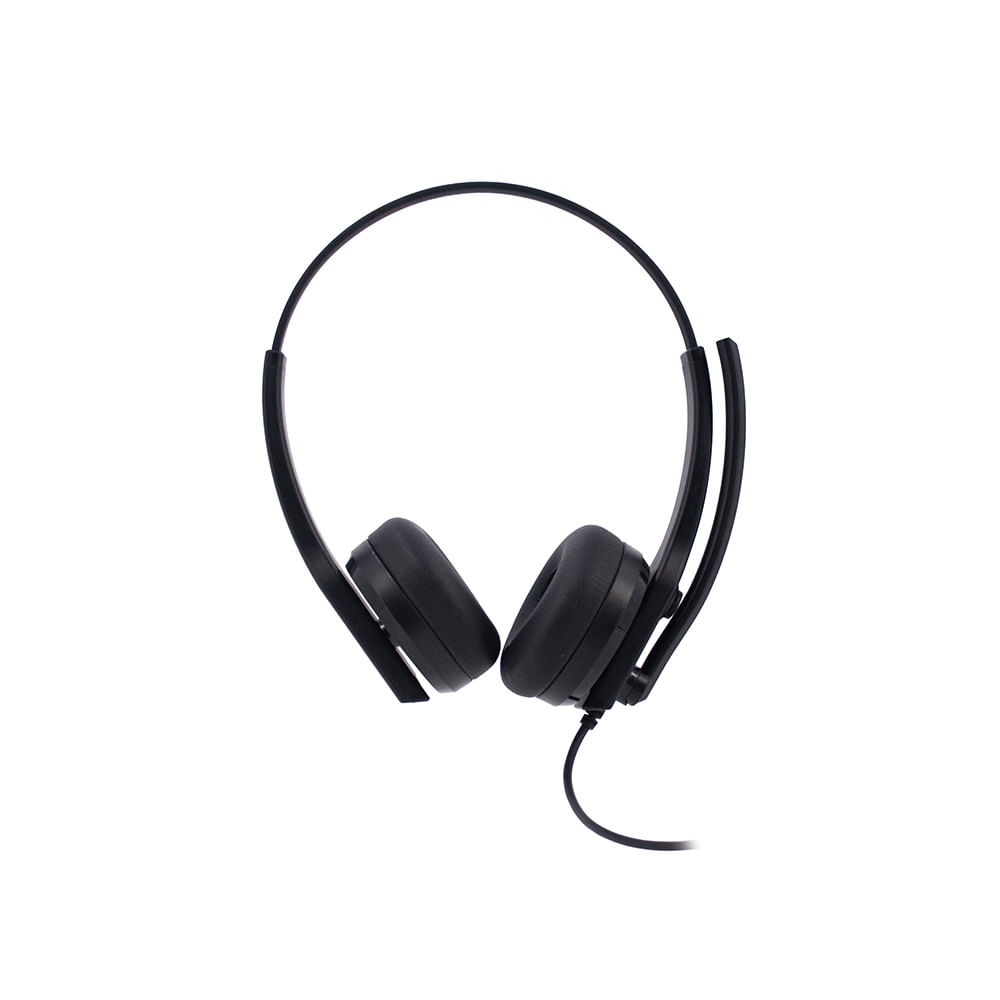 Audífonos TEROS TE-8039CS cableado USB Negro