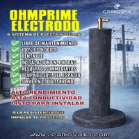 SISTEMA POZO A TIERRA ELECTRODO 34 -ADITIVOS - BOVEDA OHMPRIME 2.4M.