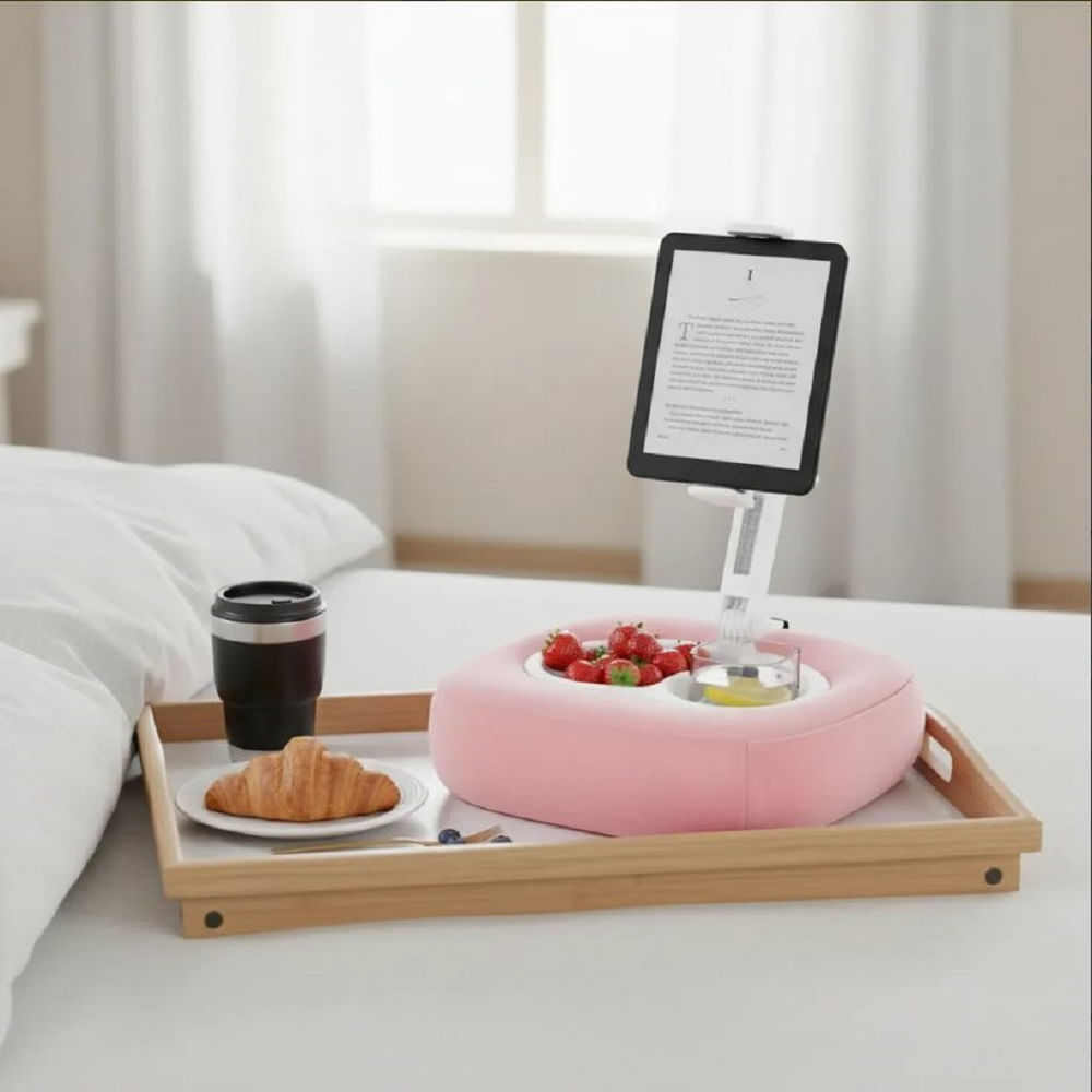 SOPORTE DE ALMOHADA 3 EN 1 PARA KINDLE TABLET Y CELULAR