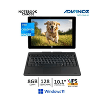 Laptop  2 en 1 Advance 10.1 Táctil con Windows 11 Versatilidad total