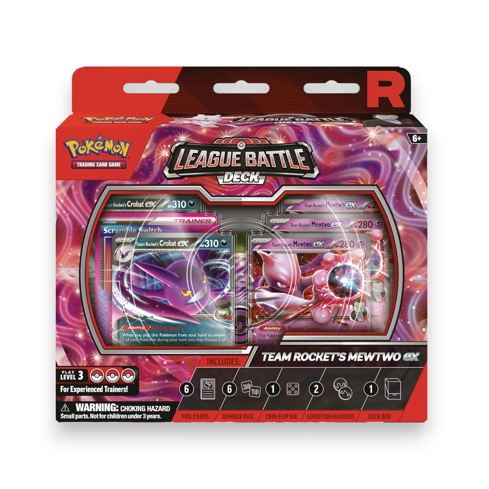 Pokémon TCG Team Rocket's Mewtow Ex League Battle Deck English