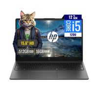 Laptop HP 250R G10 Intel Core 5 120U 16GB RAM 512 SSD M.2 15.6 LCD HD FreeDOS C78DYAT