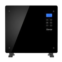 Panel Convector Kendal Vidrio GH10RM Negro 1000W