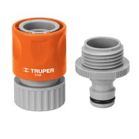Conector 3/4"" Rapido para Manguera Sistema Click Truper 12722