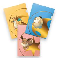 Pokémon TCG Tournament Folios 3 Pack  Psyduck Eevee and Dragonite