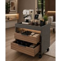 Estación de Café Maribel TU MESITA con 2 Cajones Galápagos y Avellana Canto Delgado