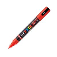 POSCA Marcador Punta Brush PC-5BR Rojo