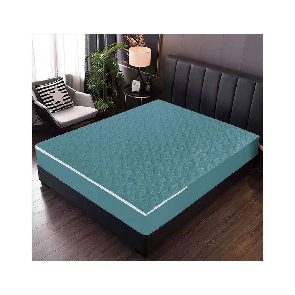 Protector de Colchon Queen Impermeable con Cierre