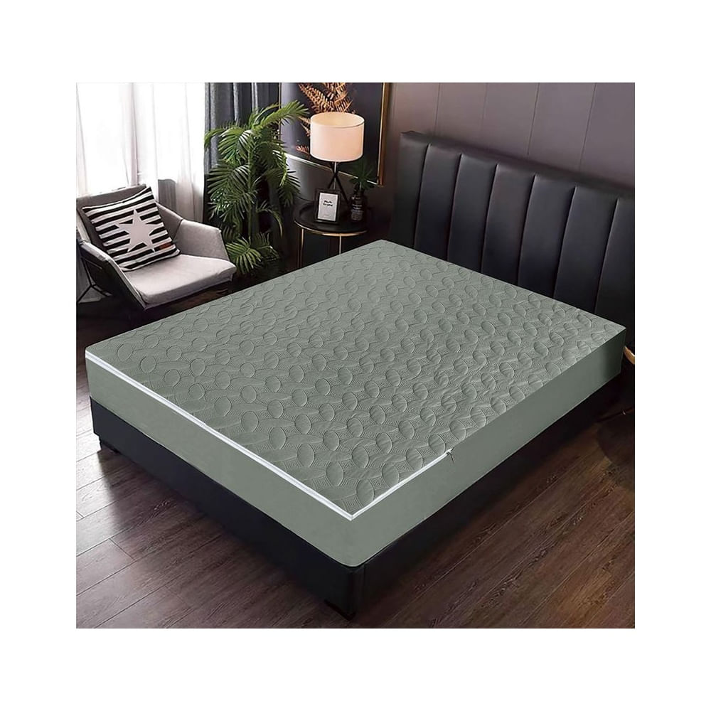 Protector de Colchon Queen Impermeable con Cierre