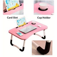 Mesa Multifuncional Para Laptop Tablet Con Porta Vaso Escritorio Cama