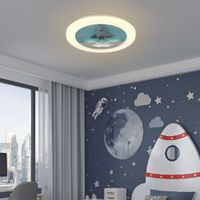 Lámpara de Techo LED Rocket  60W 40cm  3 Colores de Luz  Control Remoto Línea Kids