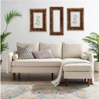 Sofa Seccional Kusi Beige Vintage