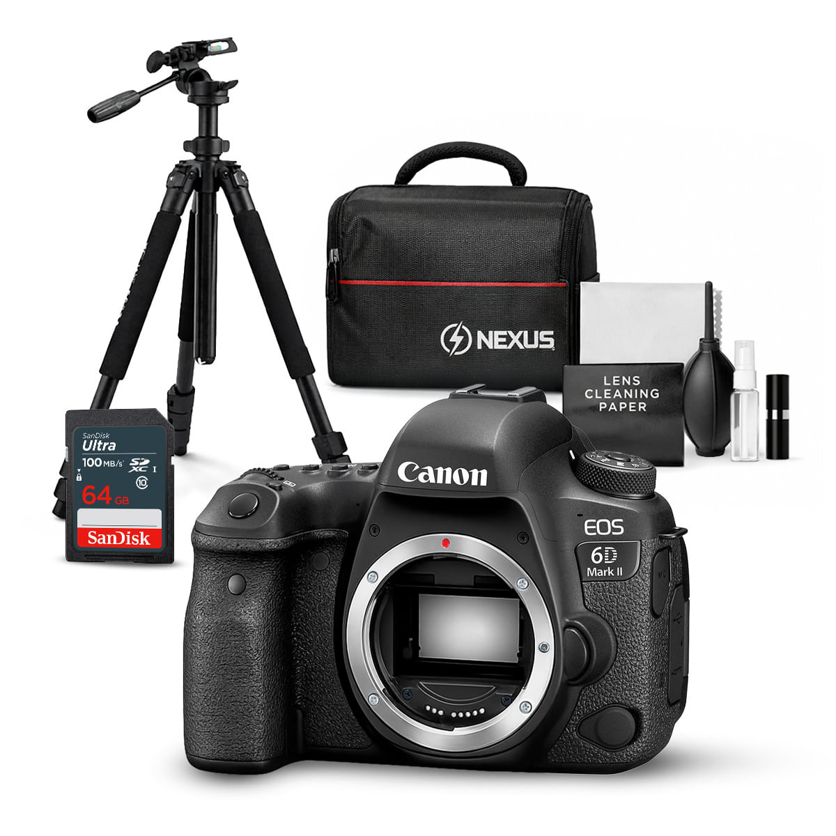Cámara Canon EOS 6D Mark II Cuerpo Solo y Kit Ultimate N