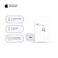 Cargador Apple iPhone Original Tipo C de 20W