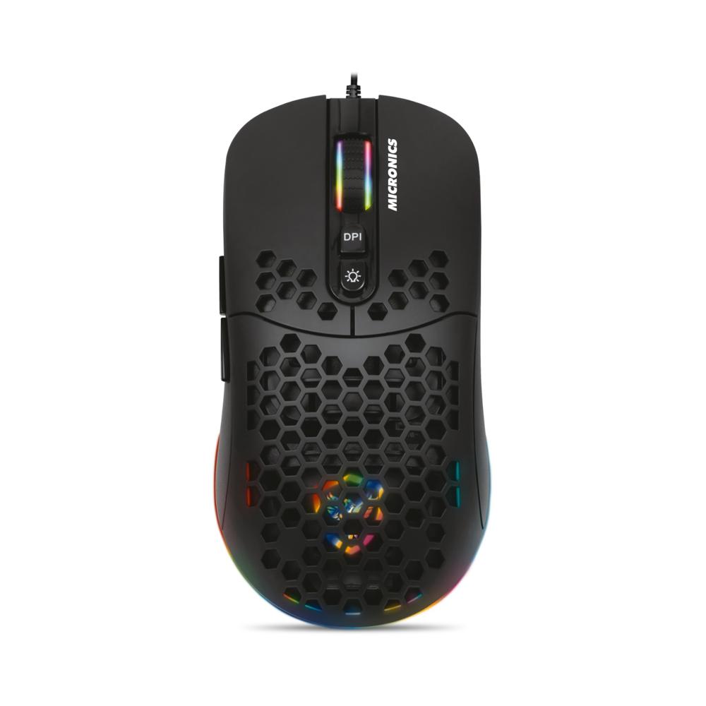 MOUSE GAMER RGB 12800 DPI MICRONICS WARRIOR
