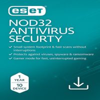 Antivirus ESET NOD32 Internet Security - 10 dispositivos - 1 año