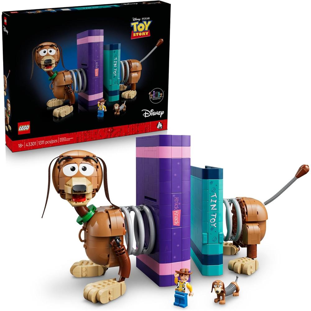 LEGO DISNEY PIXAR TOY STORY SLINKY DOG BOOKENDS 813 PIEZAS