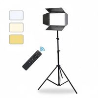 Panel Luz LED RL1200 Iluminación de Estudio Fotografía con Trípode y Control Remoto