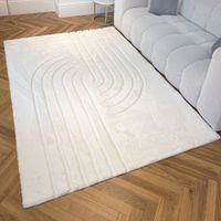 Alfombra White Alaska 120x160cm