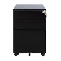 Cajonera Metálica Negra Maletek