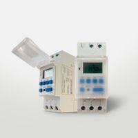 Timer Digital Programable 16A para Riel DIN  Temporizador Horario Eléctrico